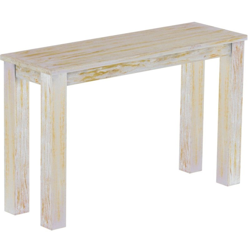 Hochbank 120 Rio Classico Farbton Shabby Honig massive Pinien Holzbank - Barbank