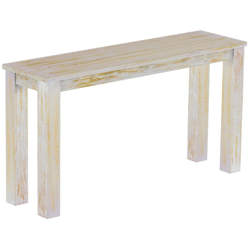 Hochbank 140 Rio Classico Farbton Shabby Honig massive Pinien Holzbank - Barbank