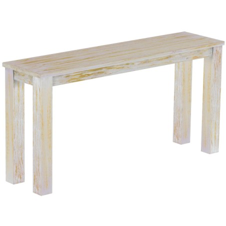 Hochbank 150 Rio Classico Farbton Shabby Honig massive Pinien Holzbank - Barbank