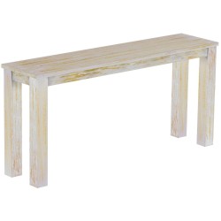 Hochbank 160 Rio Classico Farbton Shabby Honig massive Pinien Holzbank - Barbank