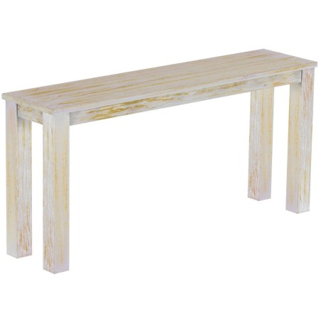 Hochbank 160 Rio Classico Farbton Shabby Honig massive Pinien Holzbank - Barbank