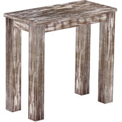 Hochbank 80 Rio Classico Farbton Shabby Antik Eiche massive Pinien Holzbank - Barbank