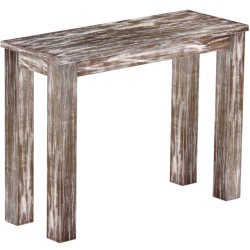 Hochbank 100 Rio Classico Farbton Shabby Antik Eiche massive Pinien Holzbank - Barbank