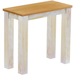 Hochbank 80 Rio Classico Farbton Shabby Platte Honig massive Pinien Holzbank - Barbank