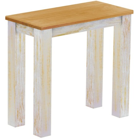 Hochbank 80 Rio Classico Farbton Shabby Platte Honig massive Pinien Holzbank - Barbank