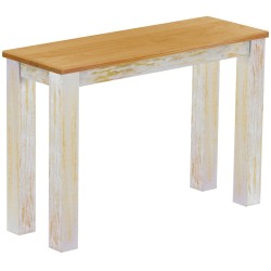 Hochbank 110 Rio Classico Farbton Shabby Platte Honig massive Pinien Holzbank - Barbank