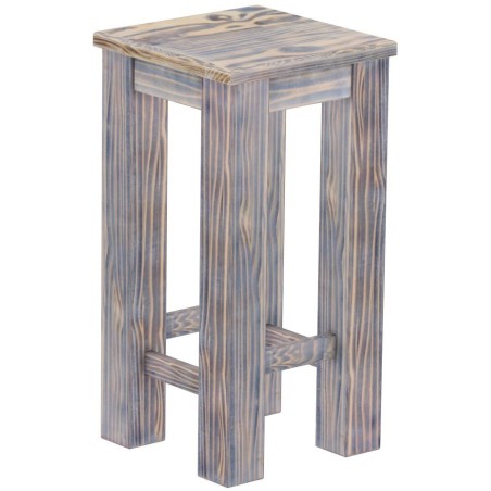 Barhocker Rio Classico Farbton Zebra Afrika massiver Pinien Holzhocker