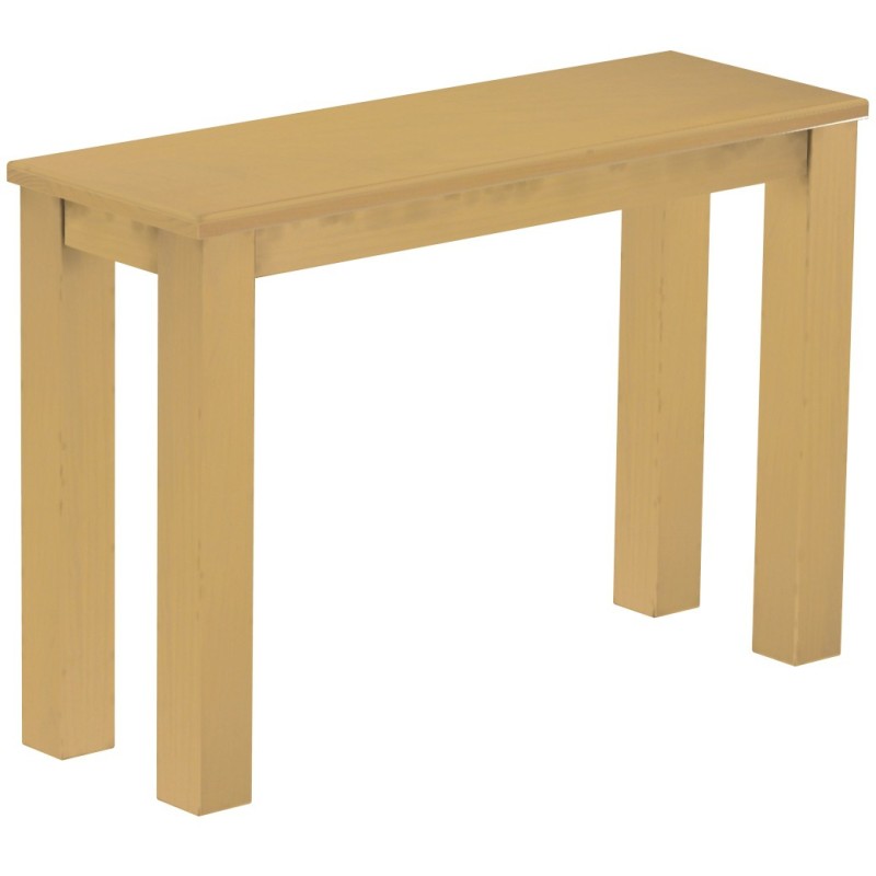 Hochbank 110 Rio Classico Farbton Sand massive Pinien Holzbank - Barbank