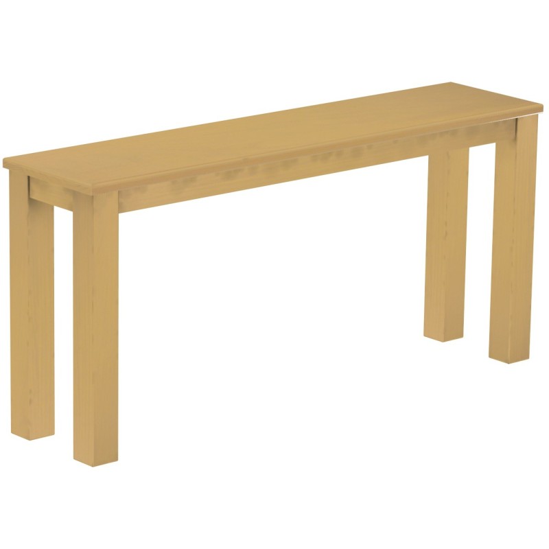 Hochbank 160 Rio Classico Farbton Sand massive Pinien Holzbank - Barbank