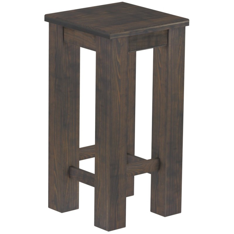 Barhocker Rio Classico Farbton Granitgrau massiver Pinien Holzhocker