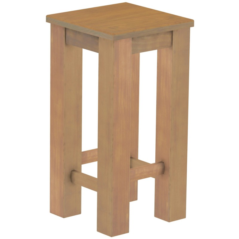 Barhocker Rio Classico Farbton Eiche natur massiver Pinien Holzhocker