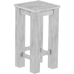 Barhocker Rio Classico Farbton Beton massiver Pinien Holzhocker