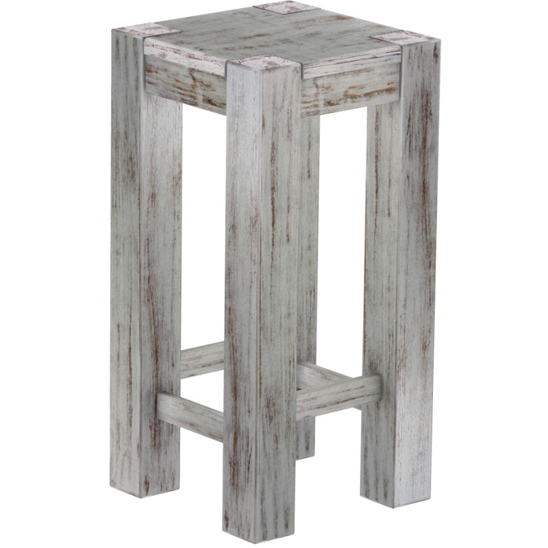 Barhocker Rio Kanto Farbton Shabby Eiche massiver Pinien Holzhocker