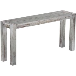 Hochbank 160 Rio Kanto Farbton Shabby Eiche massive Pinien Holzbank - Barbank