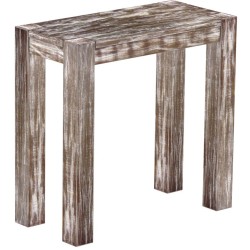Hochbank 80 Rio Kanto Farbton Shabby Antik Eiche massive Pinien Holzbank - Barbank