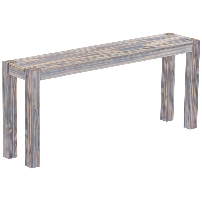 Hochbank 180 Rio Kanto Farbton Zebra Afrika massive Pinien Holzbank - Barbank