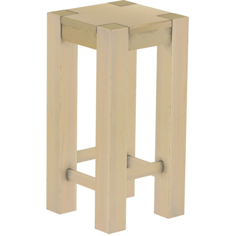 Barhocker Rio Kanto Farbton Birke massiver Pinien Holzhocker