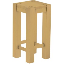 Barhocker Rio Kanto Farbton Sand massiver Pinien Holzhocker