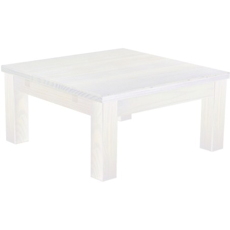 Couchtisch 80x80 Rio Classico Pinie Weiss massiver Pinien Wohnzimmertisch