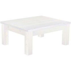 Couchtisch 90x73 Rio Classico Pinie Weiss massiver Pinien Wohnzimmertisch