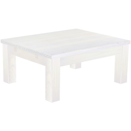 Couchtisch 90x73 Rio Classico Pinie Weiss massiver Pinien Wohnzimmertisch