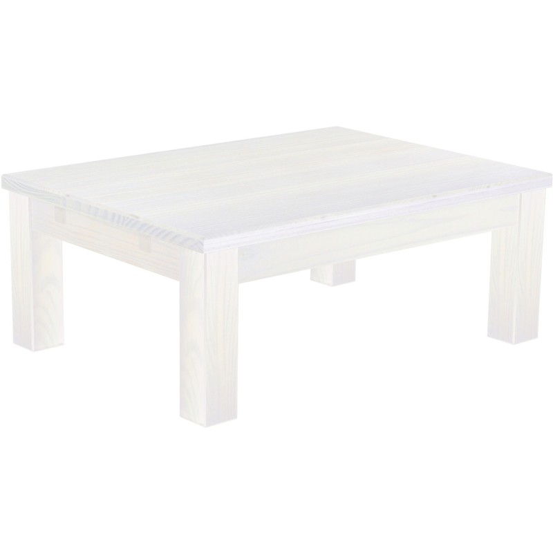 Couchtisch 100x73 Rio Classico Pinie Weiss massiver Pinien Wohnzimmertisch