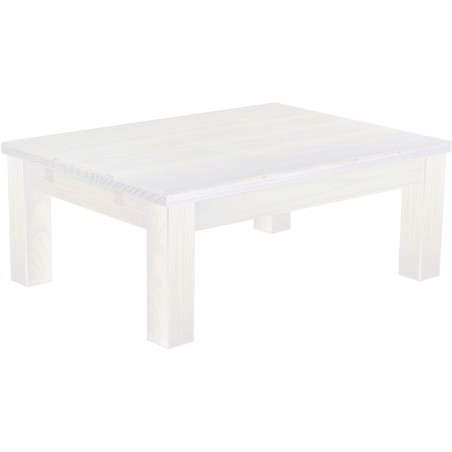 Couchtisch 100x73 Rio Classico Pinie Weiss massiver Pinien Wohnzimmertisch