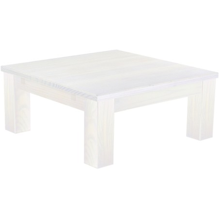 Couchtisch 90x90 Rio Classico Pinie Weiss massiver Pinien Wohnzimmertisch