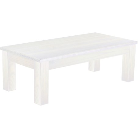 Couchtisch 115x56 Rio Classico Pinie Weiss massiver Pinien Wohnzimmertisch