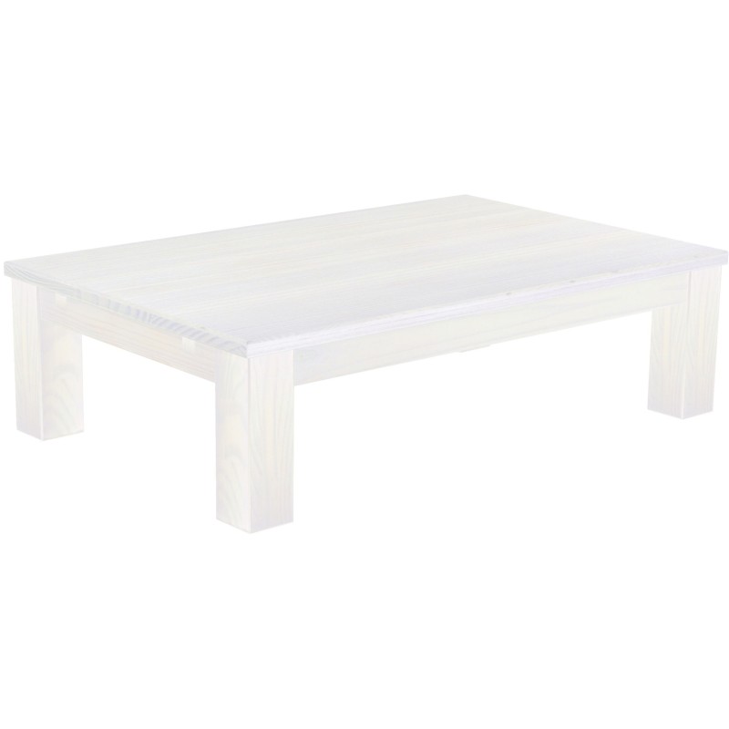 Couchtisch 140x90 Rio Classico Pinie Weiss massiver Pinien Wohnzimmertisch