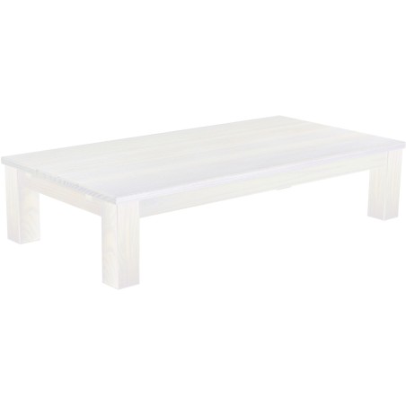 Couchtisch 180x90 Rio Classico Pinie Weiss massiver Pinien Wohnzimmertisch