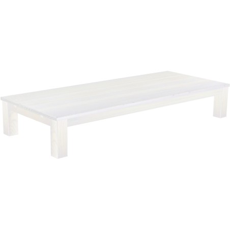 Couchtisch 240x100 Rio Classico Pinie Weiss massiver Pinien Wohnzimmertisch