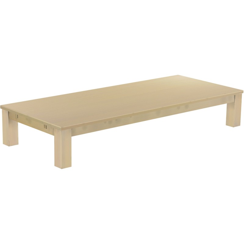 Couchtisch 240x100 Rio Classico Birke massiver Pinien Wohnzimmertisch