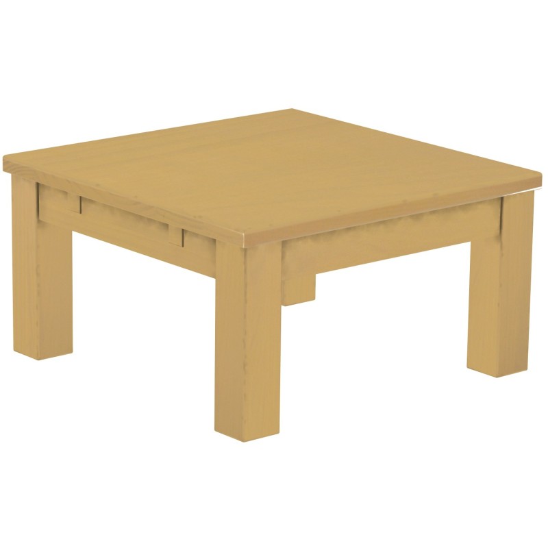 Couchtisch 73x73 Rio Classico Sand massiver Pinien Wohnzimmertisch