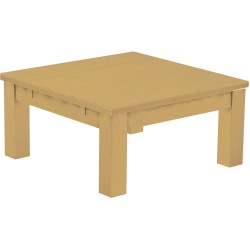 Couchtisch 80x80 Rio Classico Sand massiver Pinien Wohnzimmertisch