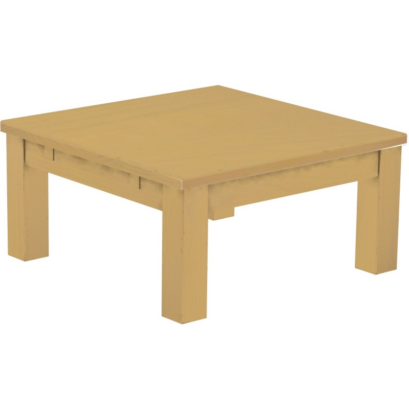 Couchtisch 80x80 Rio Classico Sand massiver Pinien Wohnzimmertisch