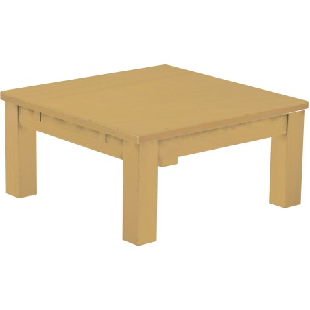 Couchtisch 80x80 Rio Classico Sand massiver Pinien Wohnzimmertisch