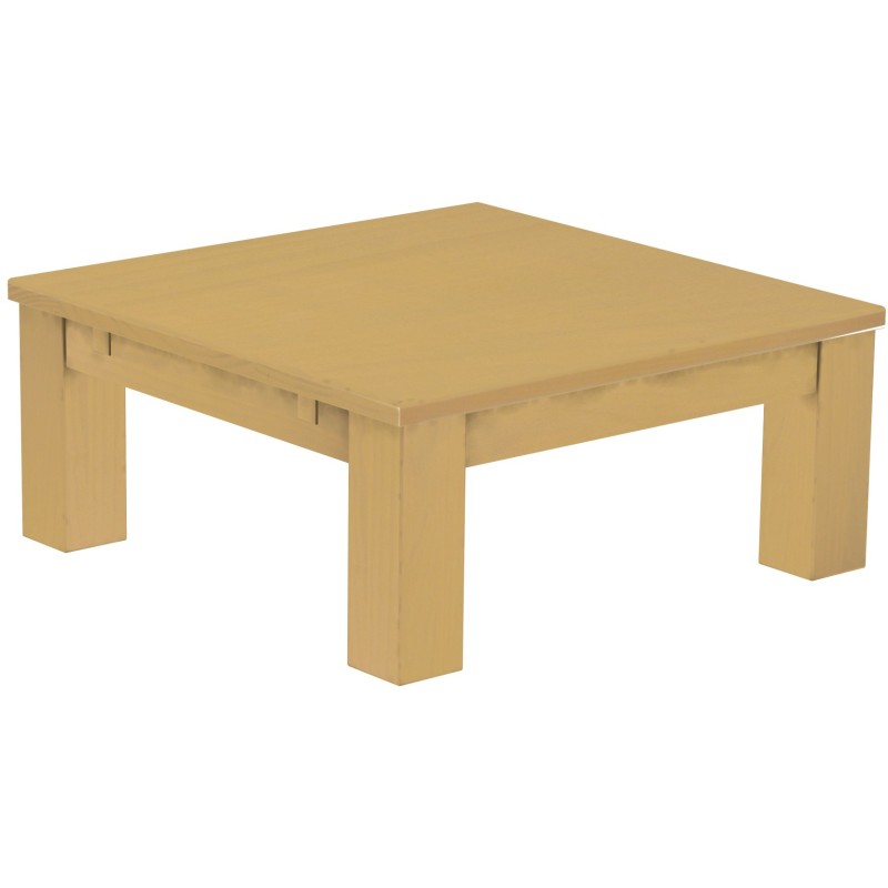 Couchtisch 90x90 Rio Classico Sand massiver Pinien Wohnzimmertisch