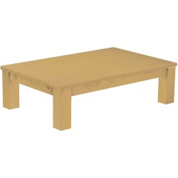 Couchtisch 140x90 Rio Classico Sand massiver Pinien Wohnzimmertisch