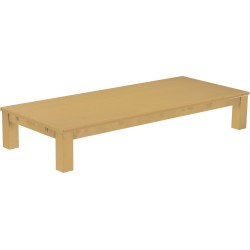 Couchtisch 240x100 Rio Classico Sand massiver Pinien Wohnzimmertisch