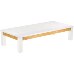 Couchtisch 180x80 Rio Classico Snow Honig massiver Pinien Wohnzimmertisch