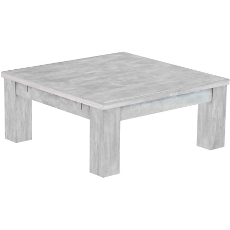 Couchtisch 90x90 Rio Classico Beton massiver Pinien Wohnzimmertisch