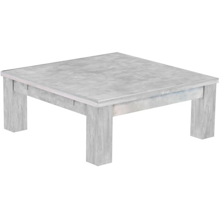 Couchtisch 100x100 Rio Classico Beton massiver Pinien Wohnzimmertisch