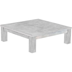 Couchtisch 120x120 Rio Classico Beton massiver Pinien Wohnzimmertisch