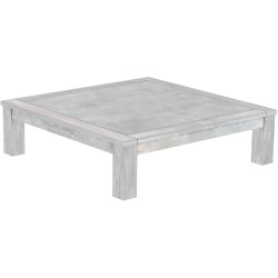 Couchtisch 140x140 Rio Classico Beton massiver Pinien Wohnzimmertisch  - Tischplatte mit Sperrholzeinlage