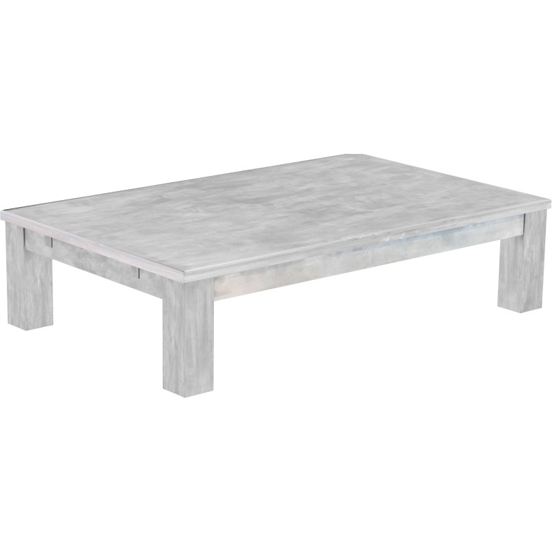 Couchtisch 160x100 Rio Classico Beton massiver Pinien Wohnzimmertisch