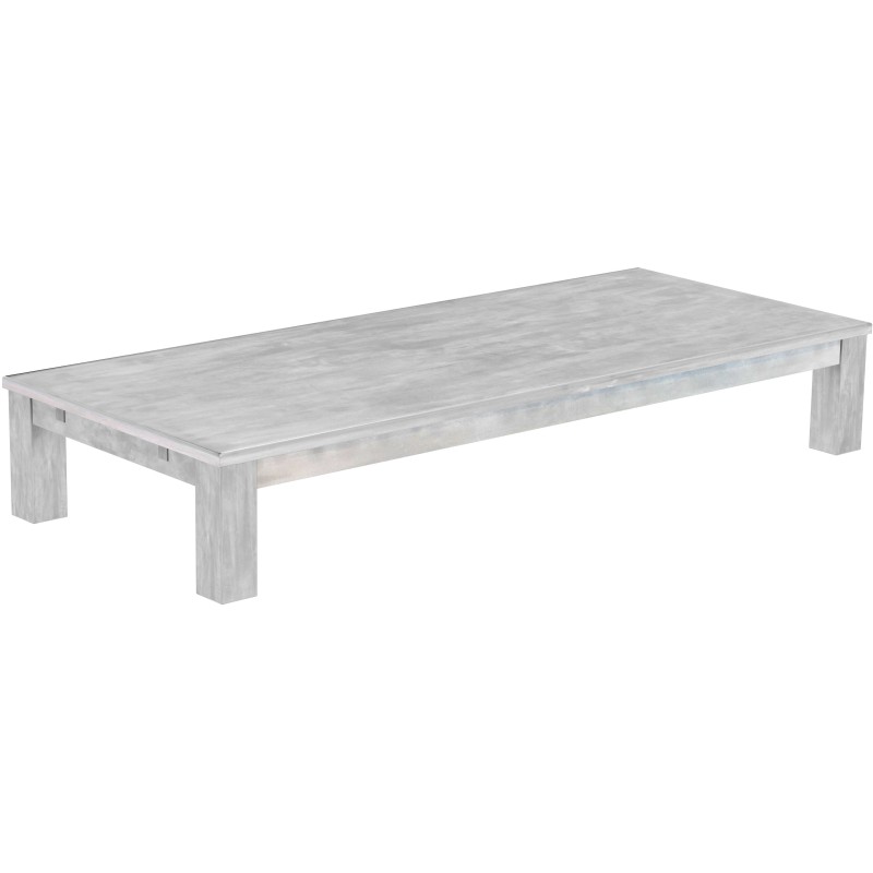 Couchtisch 240x100 Rio Classico Beton massiver Pinien Wohnzimmertisch