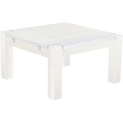 Couchtisch 80x80 Rio Kanto Pinie Weiss massiver Pinien Wohnzimmertisch