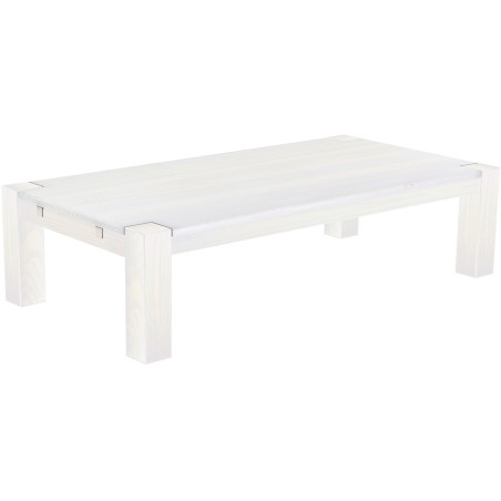 Couchtisch 180x90 Rio Kanto Pinie Weiss massiver Pinien Wohnzimmertisch