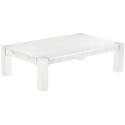 Couchtisch 160x100 Rio Kanto Pinie Weiss massiver Pinien Wohnzimmertisch